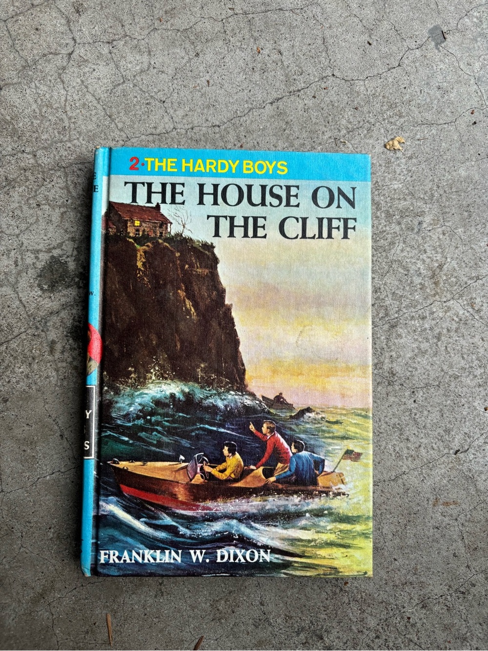 #2 The Hardy Boys "The House on the Cliff" Vintage Hardcover -